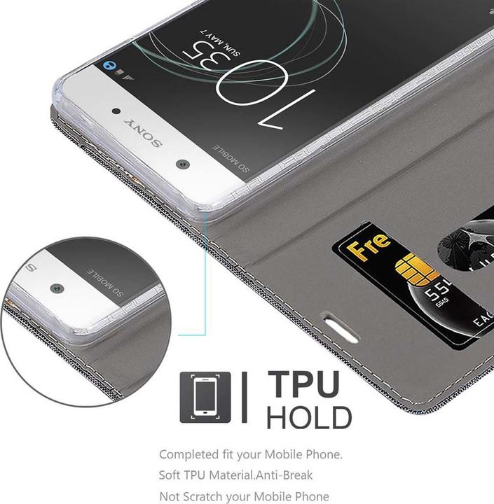 Actual product image Cadorabo Book Jeans Optics Cover (Sony Xperia XA1)