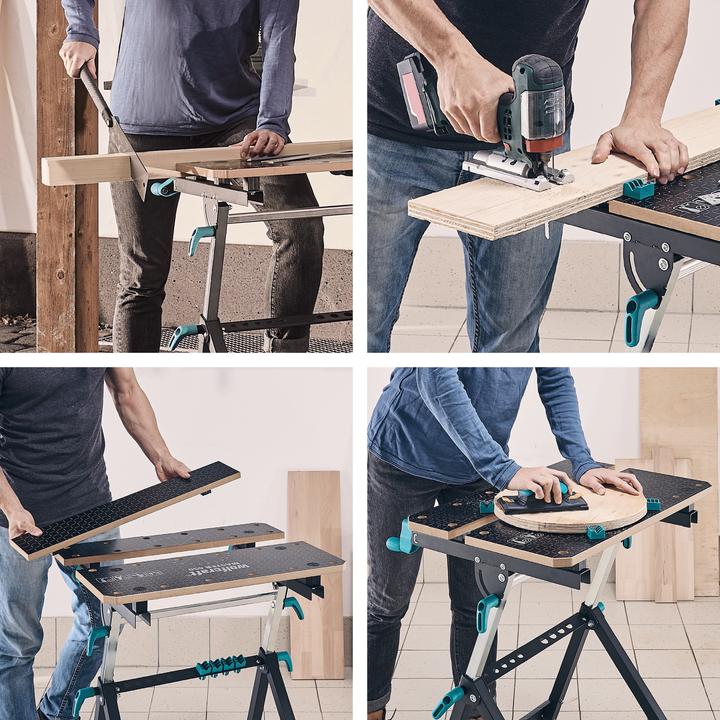 Actual product image wolfcraft 1 MASTER 650 ERGO clamping table (65 cm, 72 cm)