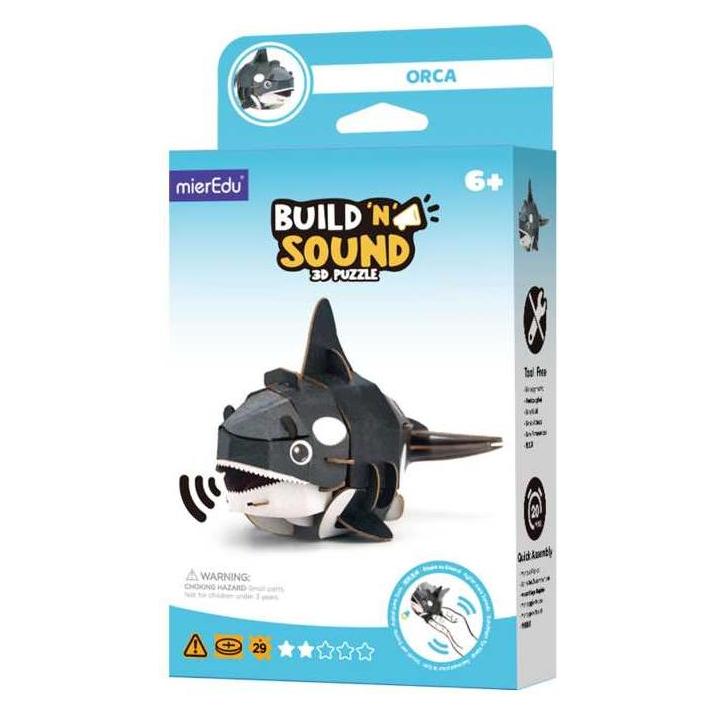 MierEdu Geluidswonder 3D Puzzel. Walvis