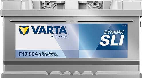 Image du produit Varta Batterie de voiture F17 BLUE DYNAMIC 80 AH (12 V, 80 Ah, 740 A)