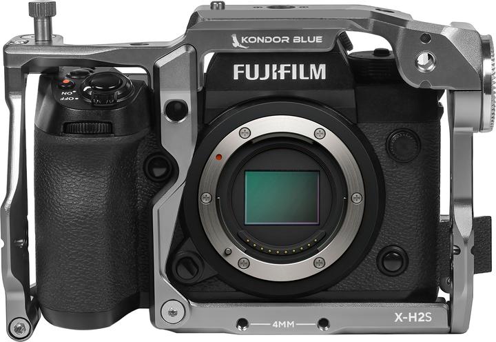 Actual product image Kondor Blue Fujifilm XH2S Cage (Space Gray)