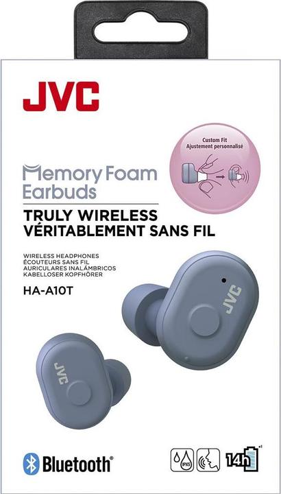 Image du produit JVC HA-A10T Casque IE sans fil véritable gris foncé (ANC, 4 h, Sans fil)