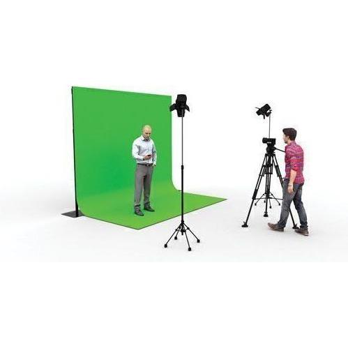 Wentex P&D Chromakey Curtain 300(h) x 590(b) (59 cm), Hintergrundsystem