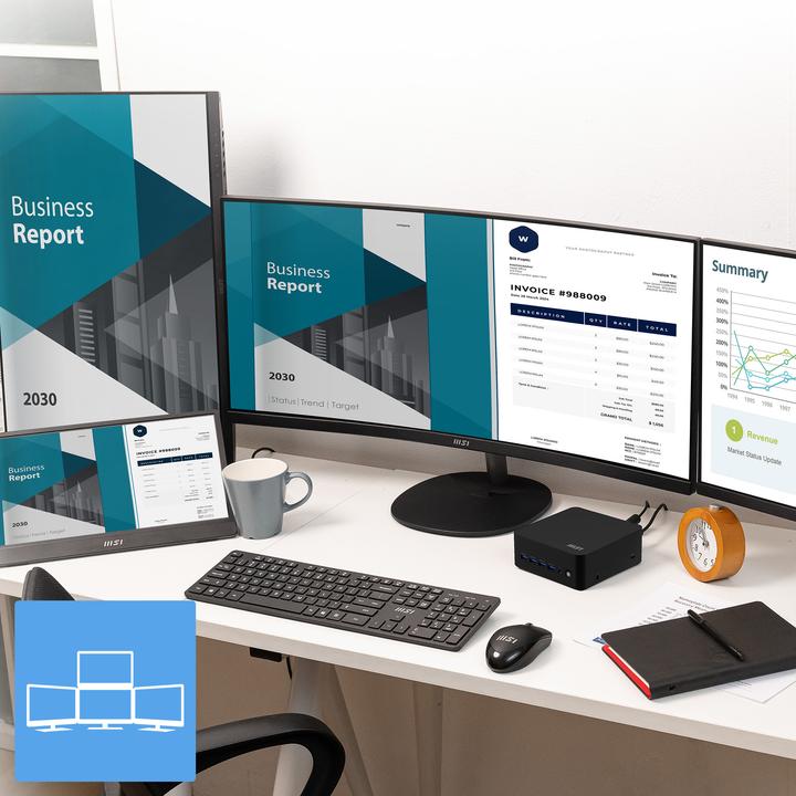 Actual product image MSI Cubi Z AI 8M-006BEU (AMD Ryzen 7 8845HS)