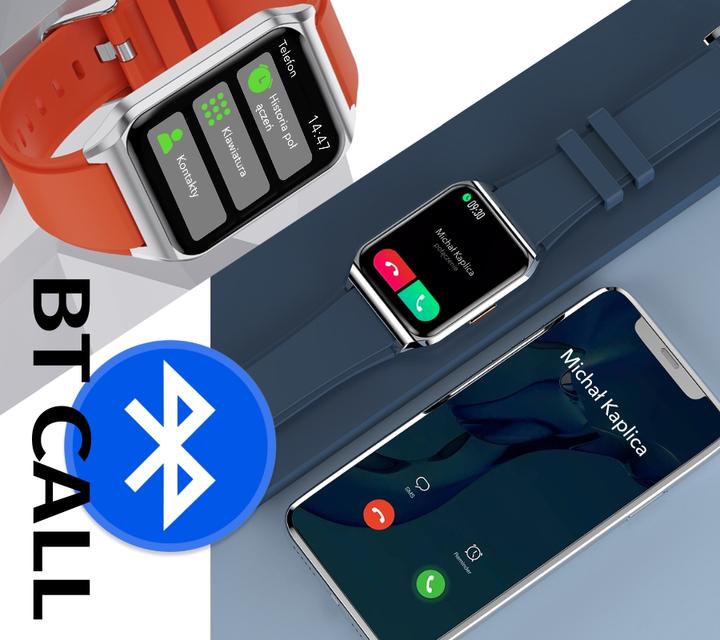 Produktbild Unisex-Smartwatch RNCE89 – Anrufe tätigen, individuelle Zifferblätter (sr035b)