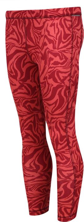 Actual product image Regatta Childrens/Kids Barlia Zebra Print Winter Leggings (164)