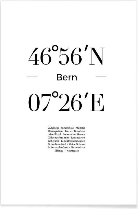 Produktbild Juniqe Bern (60 x 90 cm)