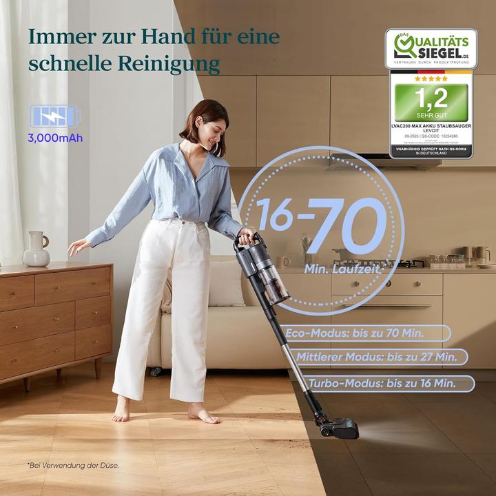 Produktbild Levoit Akkustaubsauger
