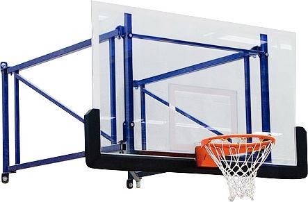 Image du produit Sport-Thieme Panneau mural de basket-ball pivotant et réglable en hauteur