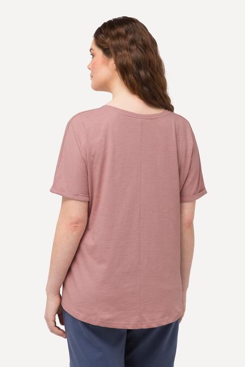Produktbild Ulla Popken T-Shirt, Flockdruck, V-Ausschnitt, Halbarm (42, 44)