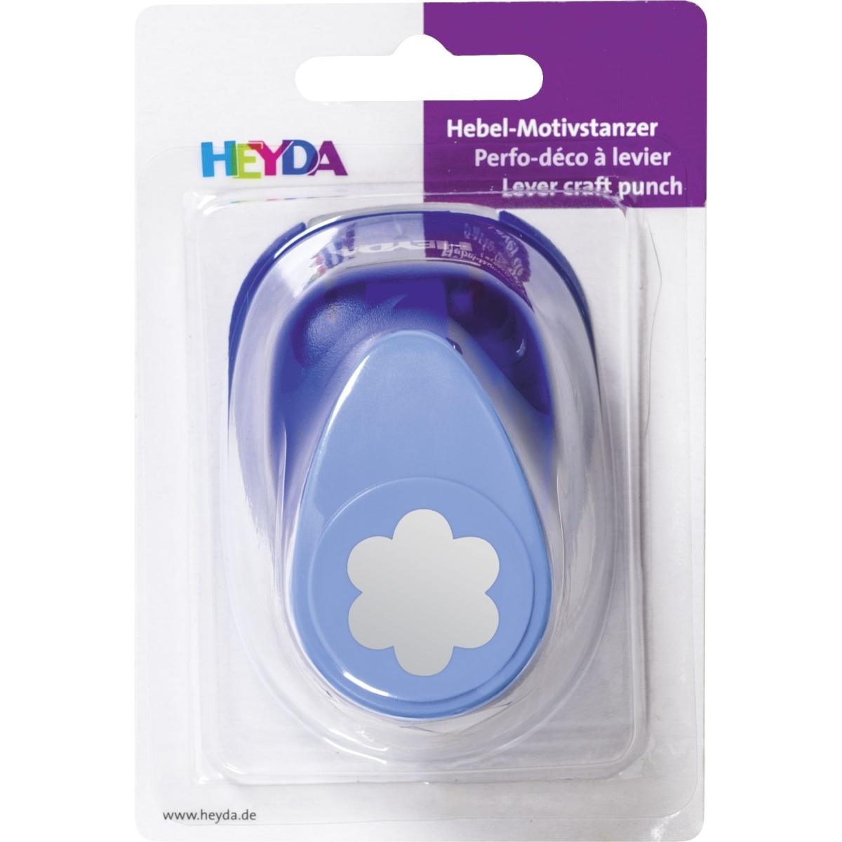 Thumbnail - Heyda, Locher, Motivstanzer "Blte", groá, Farbe: blau