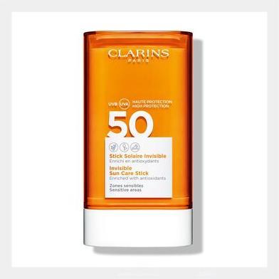 Actual product image Clarins Invisible Sun Care Stick (Sun stick, Sun cream face, SPF 50, 69 g)