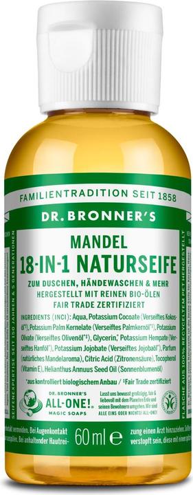 Produktbild Dr. Bronner's 18-In-1 (Flüssigseife, 60 ml)