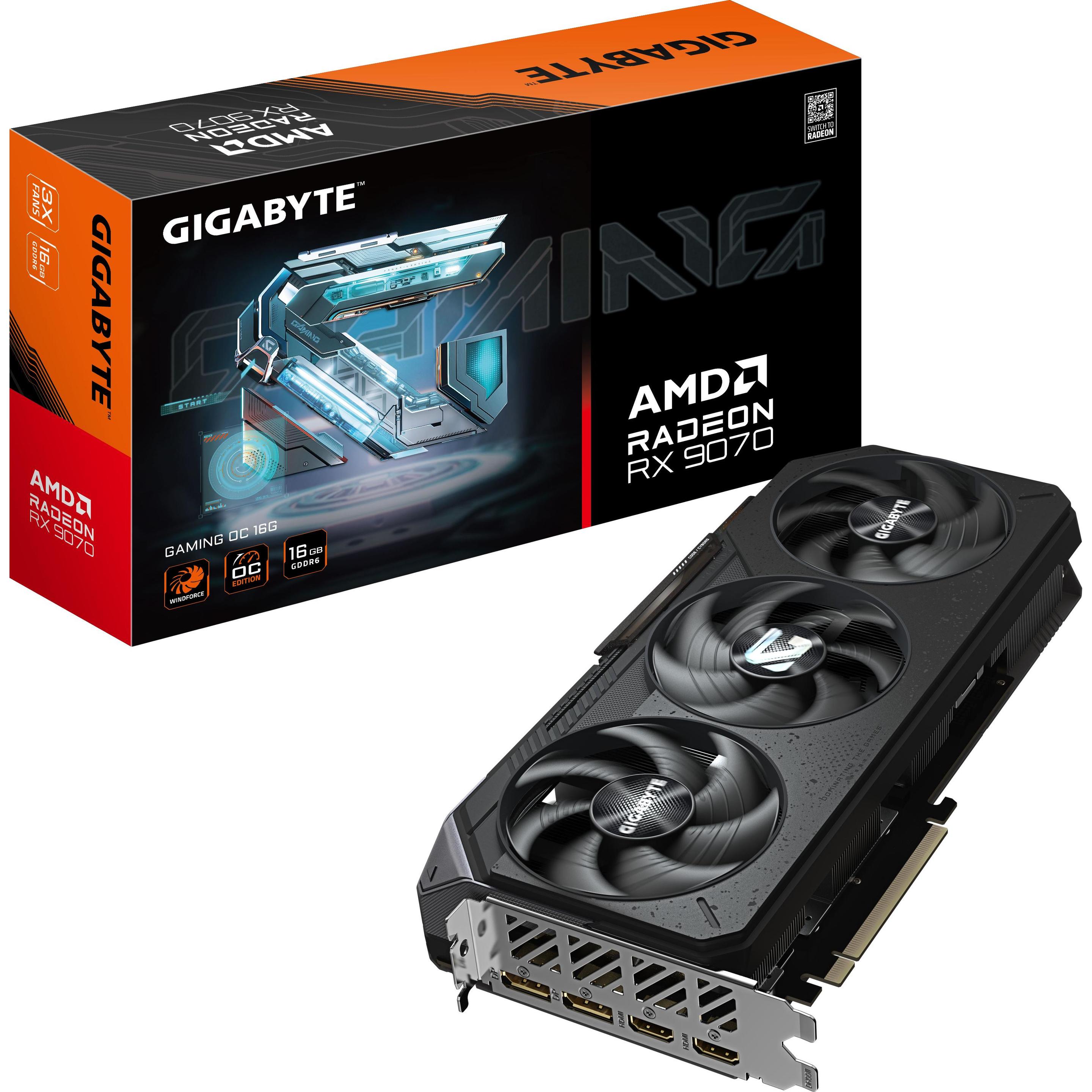Gigabyte Radeon RX 9070 Gaming OC (16 GB), Grafikkarte