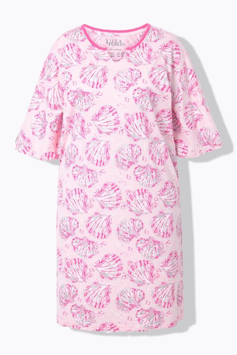 Actual product image Ulla Popken 2 Pack of Sleep Tees- Seashell Print (46, 48)