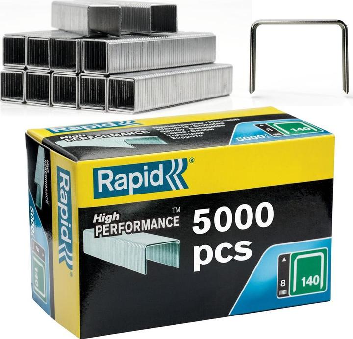 Image du produit Rapid Type 140 Pince à fil plat 8 mm (5000x)