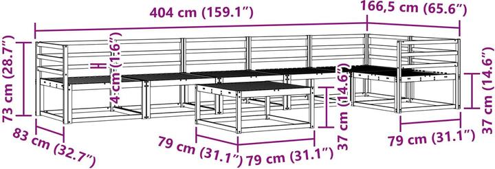 Produktbild vidaXL Outdoor-Sofa