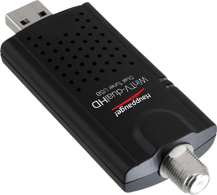 Image du produit Hauppauge Tuner TV Clé USB WinTV-dualHD DVB-C/T2/T avec FB (USB, DVB-T, DVB-T2, DVB-C)
