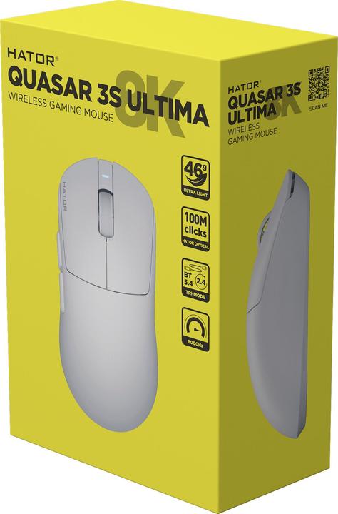 Actual product image Hator Quasar 3S ULTIMA 8K Wireless (Cable, Wireless)