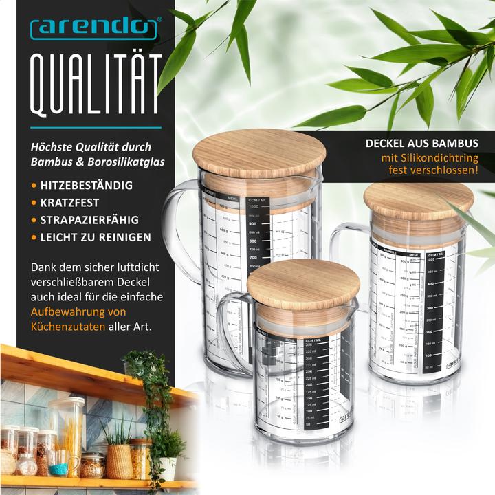 Produktbild Arendo Messbecher-Set (1000 ml)