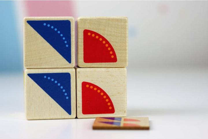 Produktbild Goki Hölzerne Muster Game Cube (Deutsch)