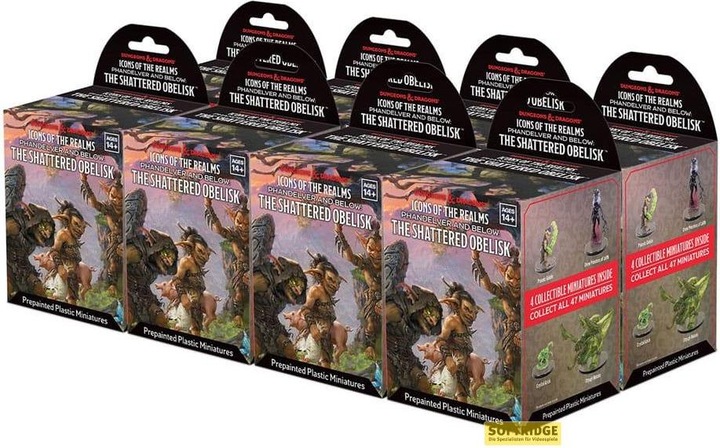Produktbild Wizkids D&D Icons of the Realms: Phandelver and Below: The Shattered Obelisk (Set #30) Booster Brick (8)