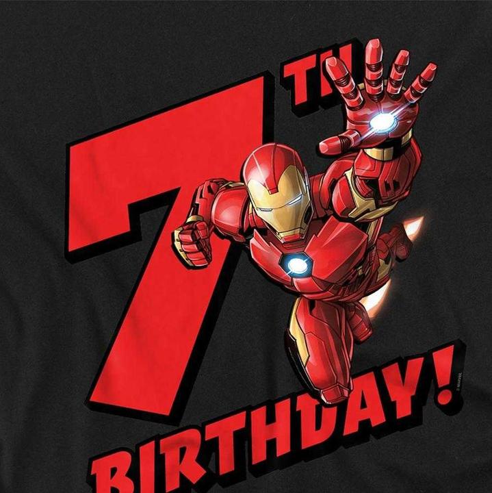 Produktbild Iron Man Sweatshirt 7. Geburtstag (116)