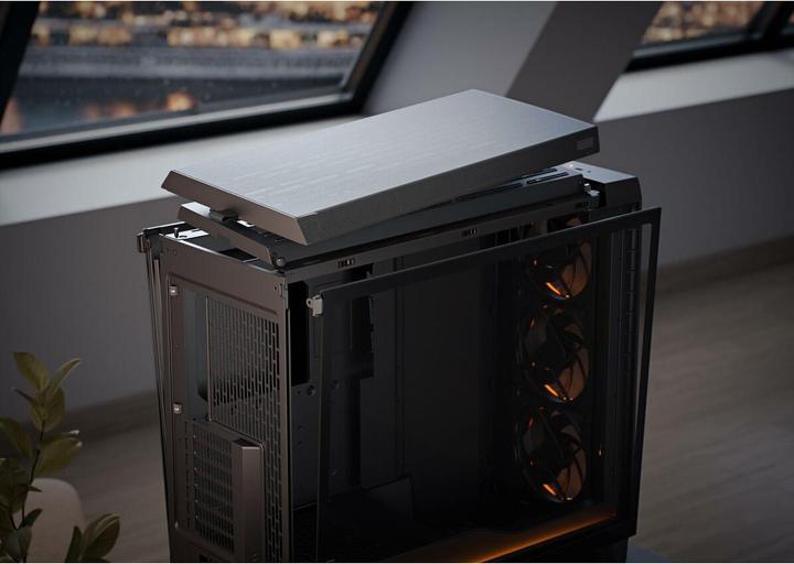 Actual product image Fractal Case Meshify 3 XL Black RGB TG Light Tint (ATX, ITX, mATX, SSI CEB, SSI EEB)