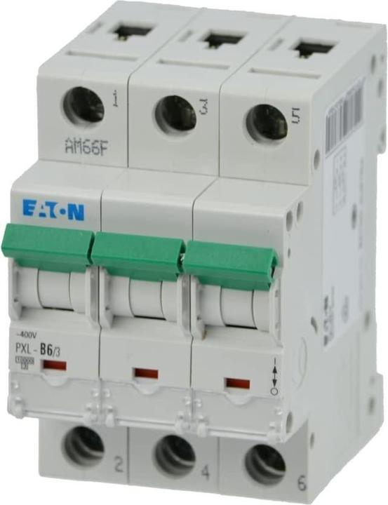 Produktbild Eaton Sicherungsautomat Typ B 6A 3-polig