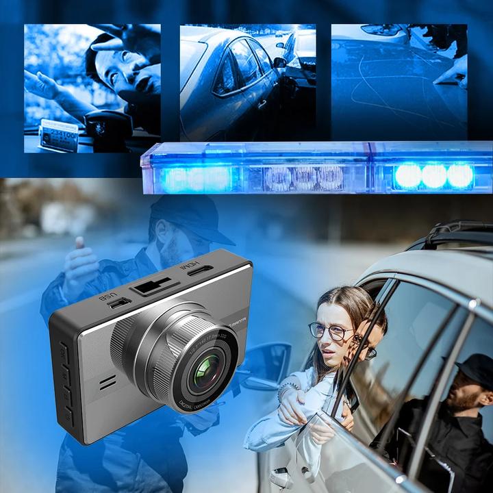 Actual product image Manta Wideorejestrator DVR503F Full HD (Accelerometer, Bluetooth, Built-in display, Built-in display, GPS receiver, Night vision, Rechargeable battery, Wi-Fi, Full HD)