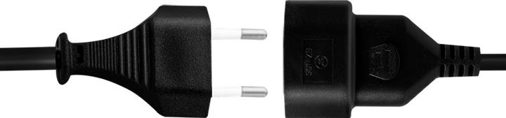 Produktbild LogiLink Netzkabelverlängerung (0.20 m, CEE 7/16)