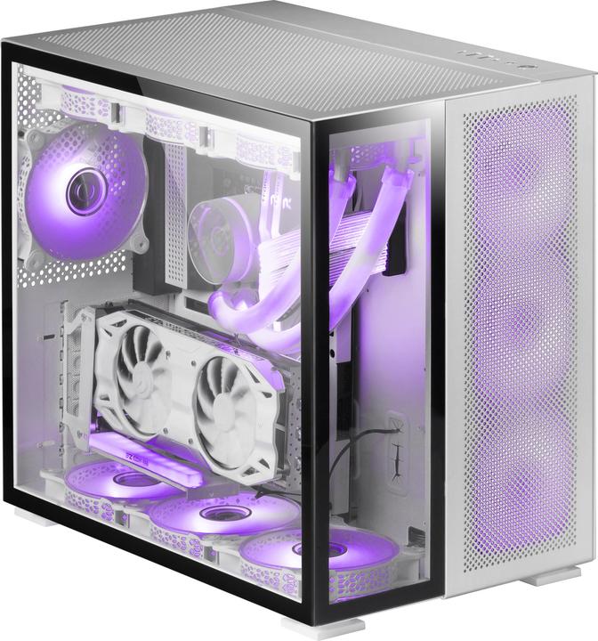 Produktbild Mars Gaming Boitier Moyen Tour E-ATX MC-Nova avec panneaux vitrés (Blanc) (mATX, Mini-ITX, ATX, E-ATX)