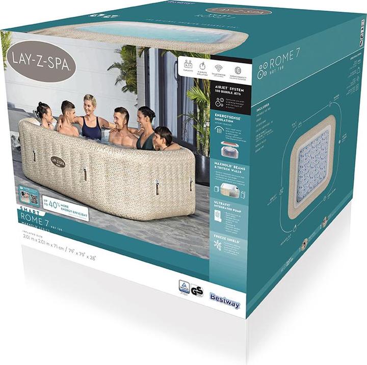 Immagine prodotto Bestway Lay-Z-Spa Rome MaxHoldEnergySense Ultra (7 pers.)
