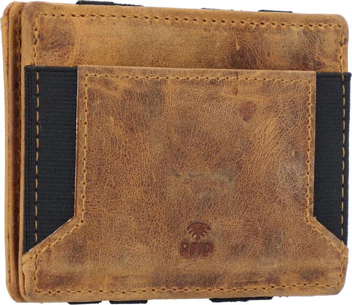 Actual product image Greenburry Vintage Magic wallet RFID leather 10 cm