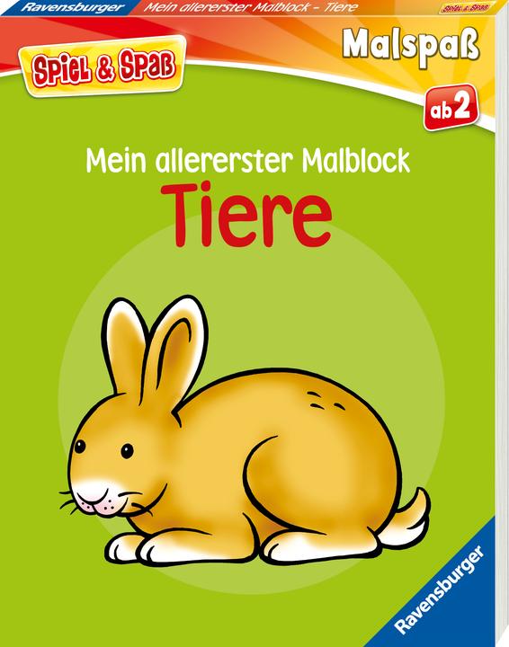 Produktbild Ravensburger Spiel & Spass - Mein allererster Malblock: Tiere