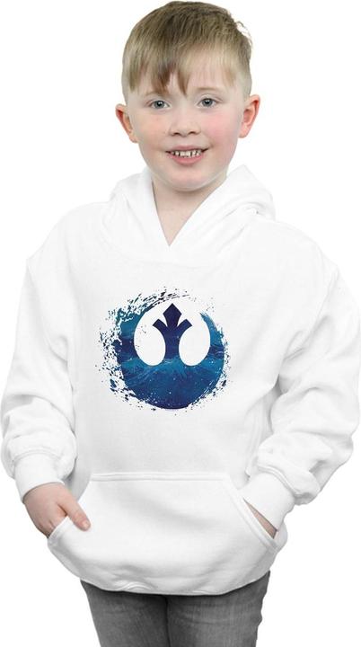 Produktbild Star Wars The Rise Of Skywalker Resistance Symbol Wave Kapuzenpullover Jungen (104)