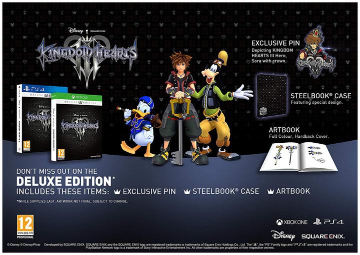 Produktbild Square Enix Kingdom Hearts 3 Deluxe Edition Xbox One (Xbox One S, EN)