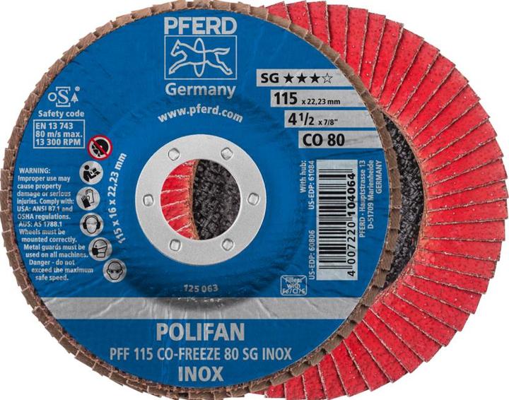 Produktbild Pferd Fächerschleifscheibe (80)