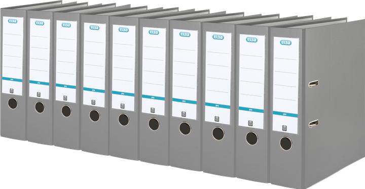 Produktbild Elba Ordner smart PP-Papier, Rückenbreite: 80 mm, grau DIN A4, Einband aussen PP (A4, 80 mm, 1 Stück)
