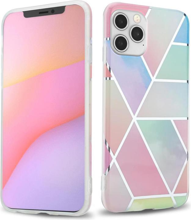 Image du produit Cadorabo Couverture IMD TPU Marbre coloré (Apple iPhone 12, Realme 12 Pro+)
