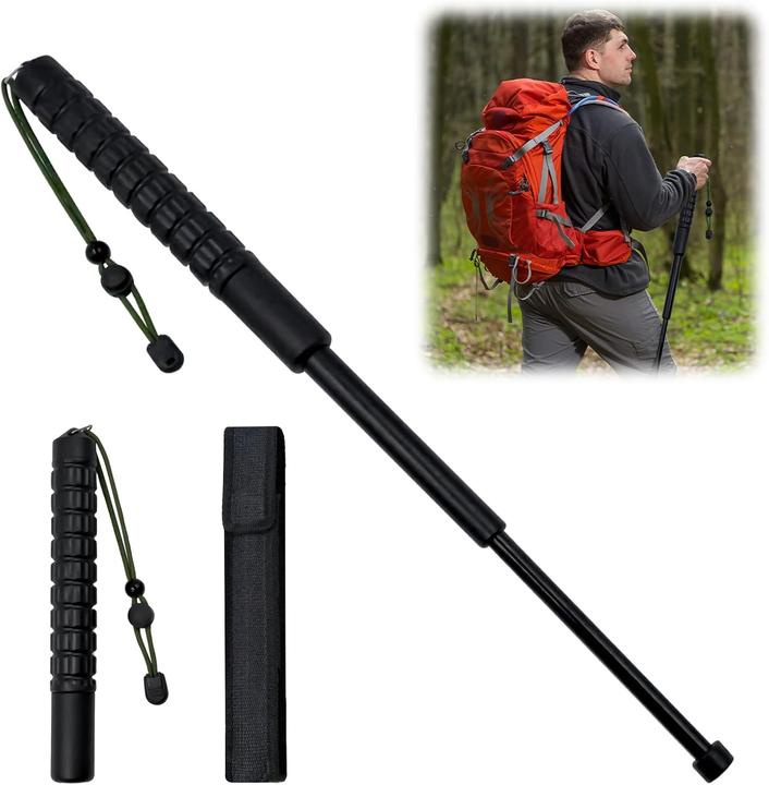 Zatixbu Faltbarer Teleskop-Wanderstock