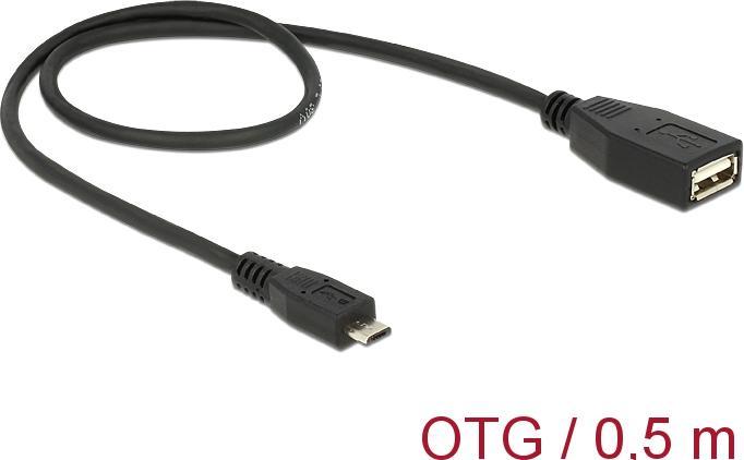 Produktbild Delock USB 2.0 Kabel (0.50 m, USB 2.0)