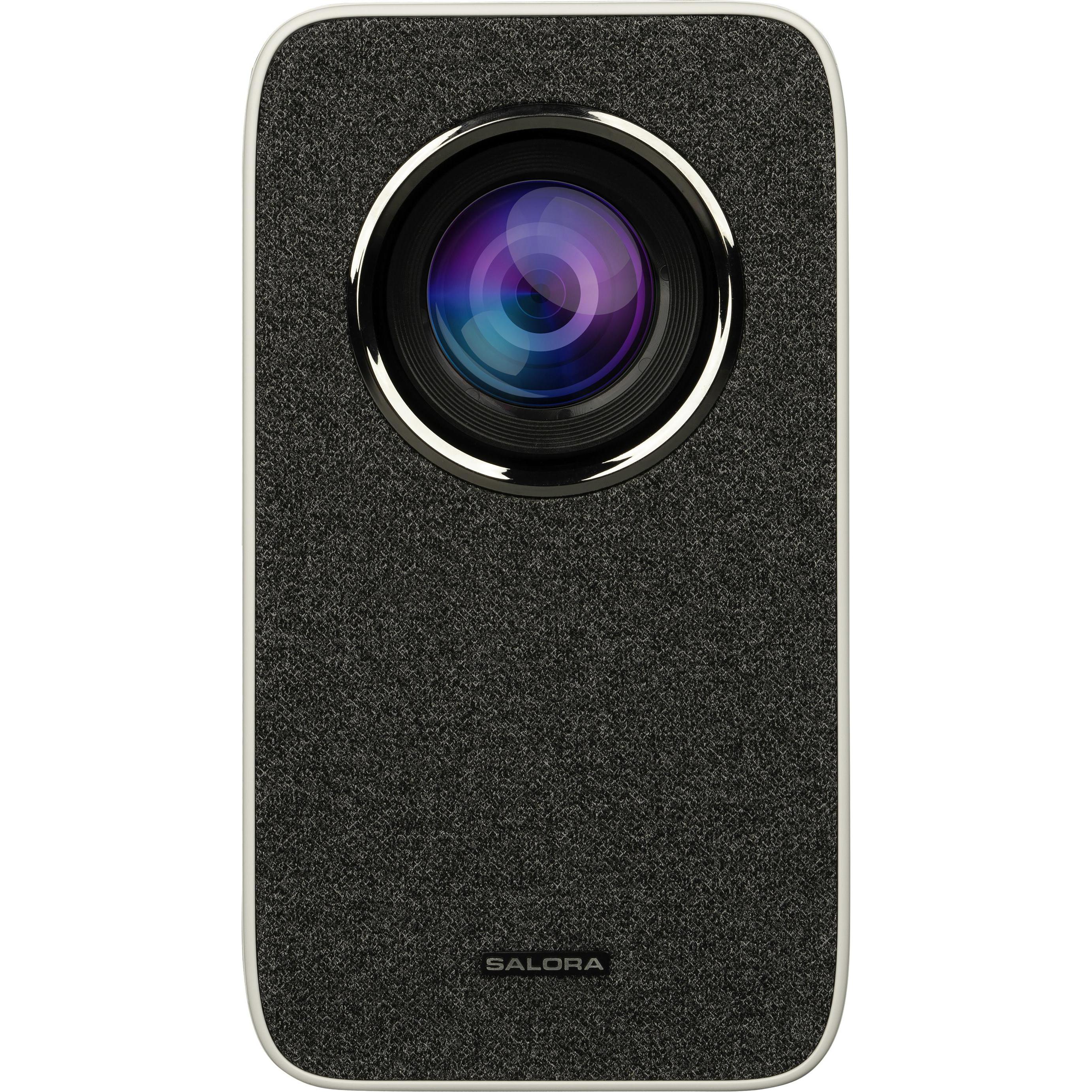 Salora - 45BHM2550, proiettore LED up/right HD 2500 lumen Miracast, con (HD, 200 lm, 1.27:1), Proiettore, Bianco