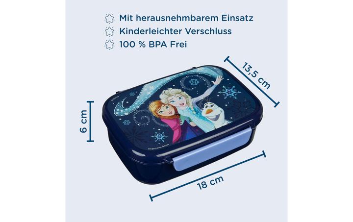 Image du produit Scooli Lunchbox Frozen Dunkelblau, Materialtyp: Kunststoff