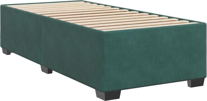 Actual product image vidaXL Bo x spring bed with mattress 200 x 200 cm velvet (200 x 200 cm)