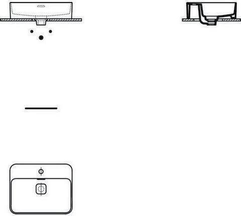 Actual product image Ideal Standard Countertop washbasin Strada II 50 cm white T296601 (400 mm, 500 mm)