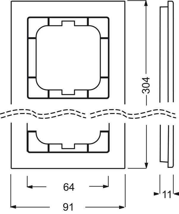 Immagine prodotto Busch-Jaeger Telaio di copertura Telaio a 4 pieghe 2CKA001754A4348