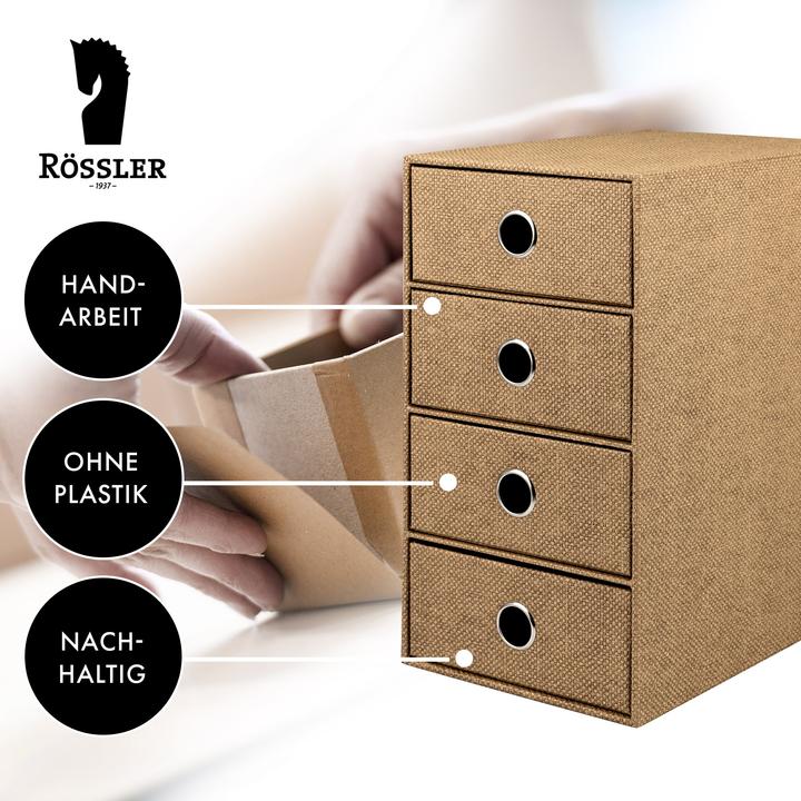 Image du produit Rössler Boîte à tiroirs Soho hazelnut (A5)