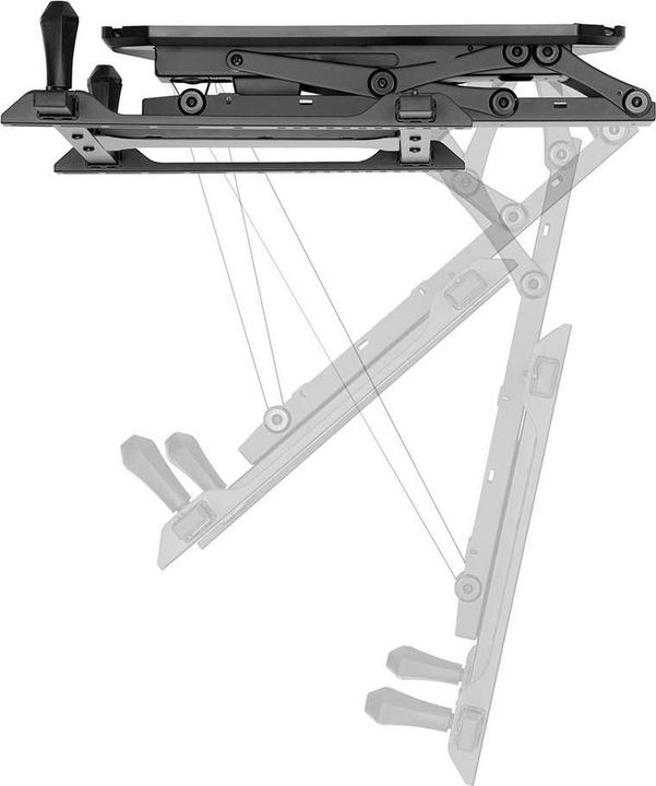 Produktbild myWall Motorisierter & klappbarer Deckenhalter für Flachbildschirme (Decke, 70", 35 kg)
