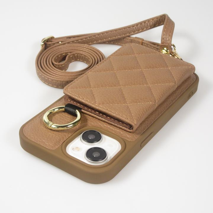 Actual product image PhoneLook Hülle Gepolstertes Leder mit Spiegel und Kartenfach grosse abnehmbare Riemen (Apple iPhone 15)